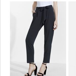Express mid rise jersey sash pant